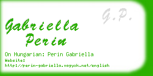 gabriella perin business card